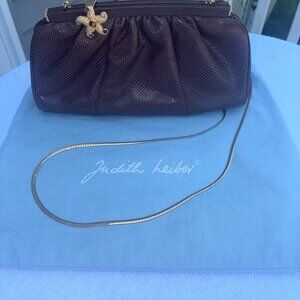 Rare Judith Leiber Snakeskin Clutch BEAUTIFUL CONDITION!